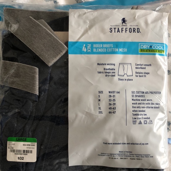 Brand new Men’s Stafford boxer brief - Picture 2 of 3